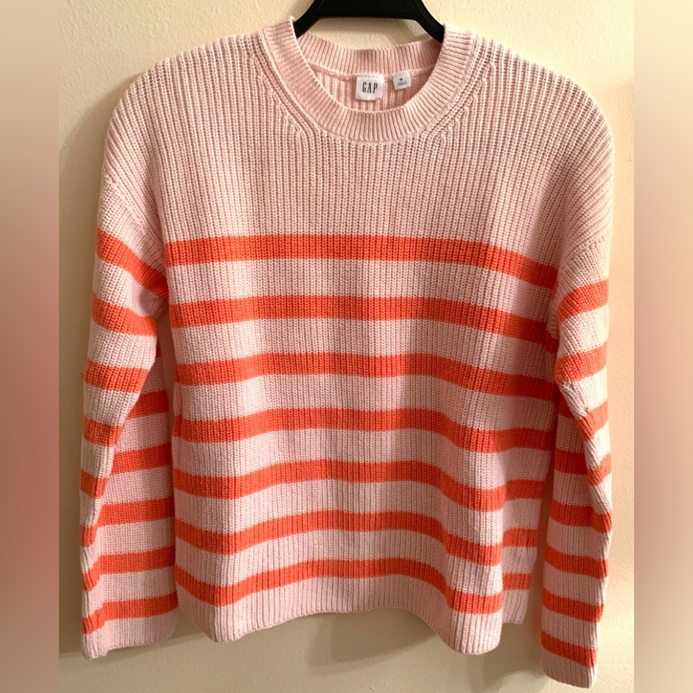 GAP Striped Crew Neck Sweater